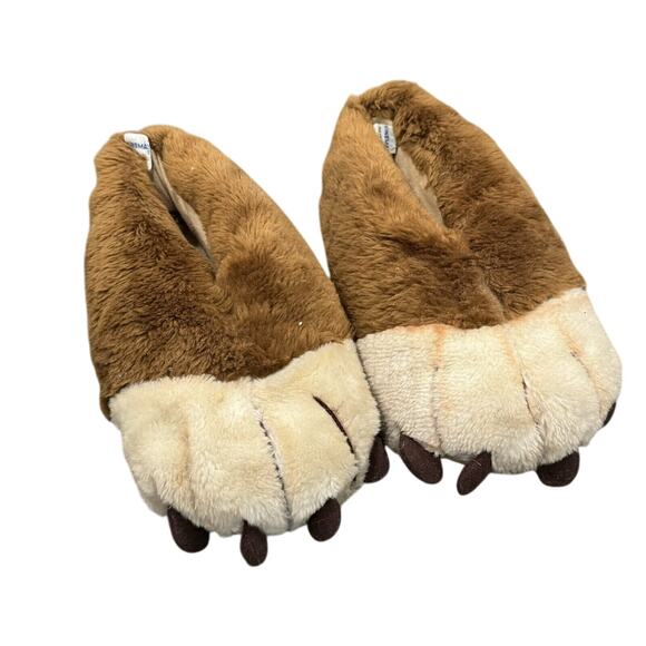 Kinsman Puppy Paws Slippers Faux Fur Size Men M 7-9 Dog Paws Claws - LBN - Picture 1 of 4